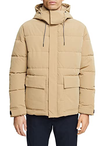 ESPRIT Herren 102EE2G310 Jacke, 250/KHAKI BEIGE, L von ESPRIT