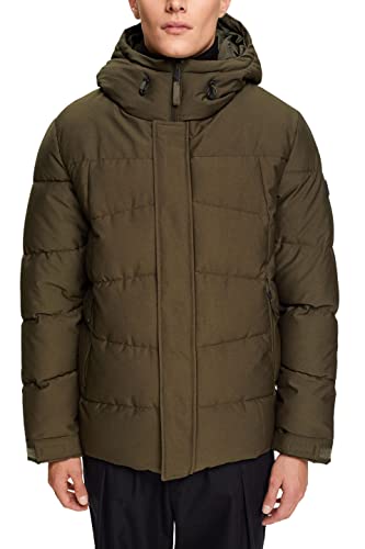 ESPRIT Herren 102EE2G312 Jacke, 356/DARK Khaki 2, M von ESPRIT