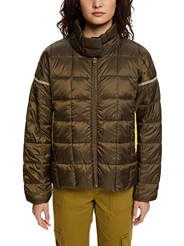 ESPRIT Damen 072ee1g309 Jacke, Dark Khaki, L EU von ESPRIT