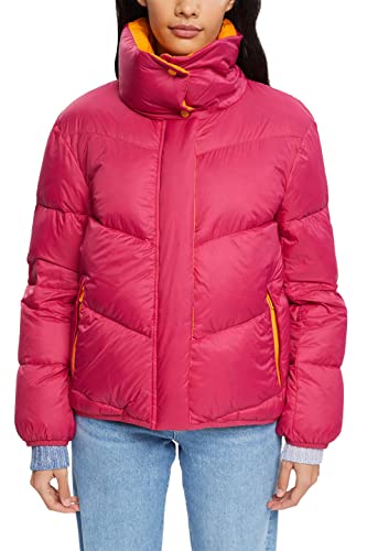 ESPRIT Damen 092EE1G315 Jacke, 650/DARK PINK, XL von ESPRIT