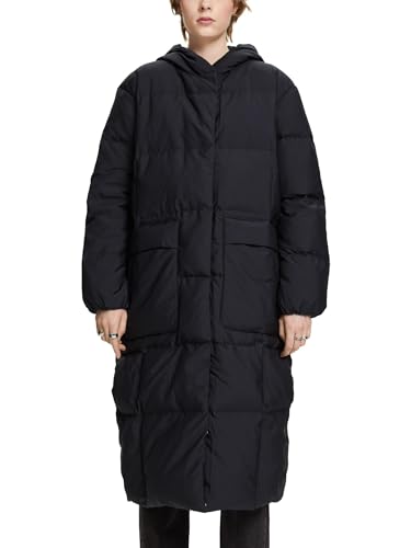 ESPRIT Steppmantel mit Kapuze, Schwarz von ESPRIT