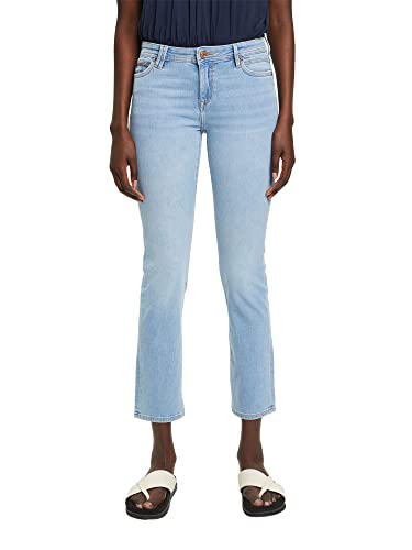 ESPRIT Damen Low Cut Jeans, Blue Light Washed, 30W / 32L von ESPRIT
