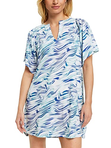 ESPRIT Damen Cve Aop Tunic Überwurf für Schwimmbekleidung, Ink 3, S von ESPRIT