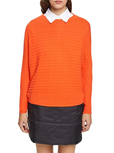ESPRIT Damen 993EE1I306 Pullover, 635/ORANGE RED, XS von ESPRIT