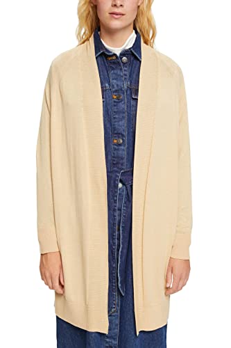 ESPRIT Damen 082ee1i329 Strickjacke, Cream Beige, XXL EU von ESPRIT