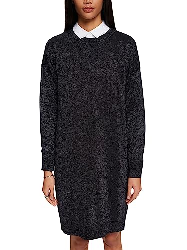 ESPRIT Damen 112ee1e304 Kleid, Schwarz, XS EU von ESPRIT