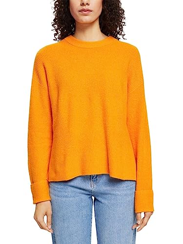 ESPRIT Damen 102EE1I325 Pullover, 824/ORANGE 5, M von ESPRIT