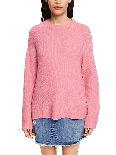 ESPRIT Damen 102EE1I325 Pullover, 674/PINK 5, M von ESPRIT