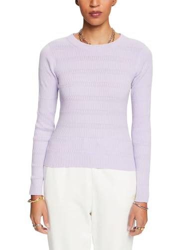 ESPRIT Damen 024ee1i312 Pullover, 570/Lavender, Medium von ESPRIT