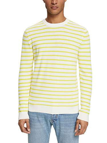 ESPRIT Herren 082EE2I306 Pullover, 740/BRIGHT Yellow, XL von ESPRIT