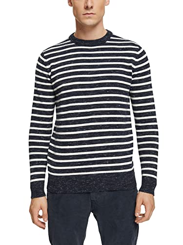 ESPRIT Herren 992ee2i302 Pullover, Navy, L EU von ESPRIT