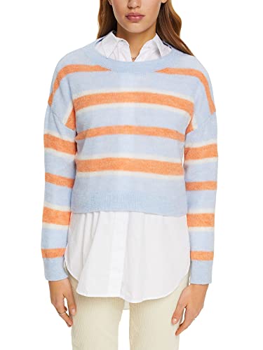 ESPRIT Damen 013EE1I309 Pullover, 437/PASTEL Blue 3, M von ESPRIT