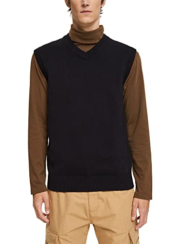 ESPRIT Herren 102EE2I318 Pullover, 001/BLACK, L von ESPRIT