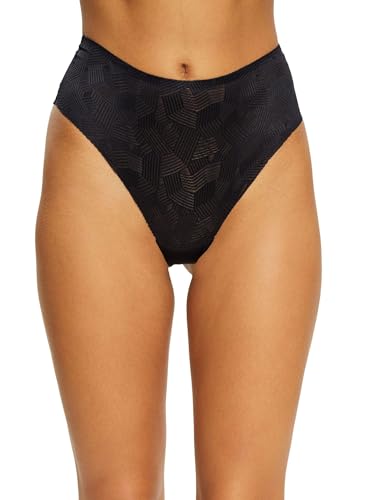 ESPRIT Damen Soft Shaping Lace H.w.string Shapewear-Unterhose, Schwarz, 42 von ESPRIT