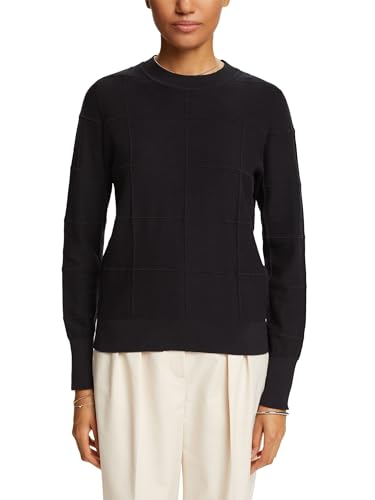 ESPRIT Damen 034ee1i301 Pullover, 001/Black, Medium von ESPRIT