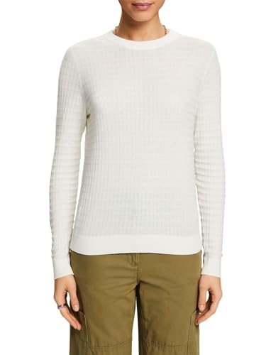 ESPRIT Damen 014ee1i311 Pullover, 055/Ice, M von ESPRIT