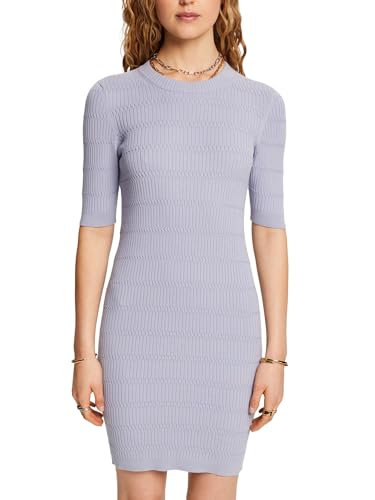 ESPRIT Damen 024ee1e310 Kleid, 445/Light Blue Lav, X-Large von ESPRIT