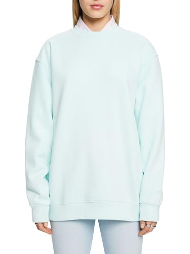 ESPRIT Damen 993ee1j309 Sweatshirt, 390/Light Aqua Gre, 38 von ESPRIT