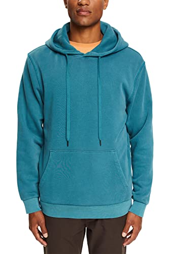 ESPRIT Herren 992ee2j304 Kapuzenpullover, Teal Blue, XS EU von ESPRIT