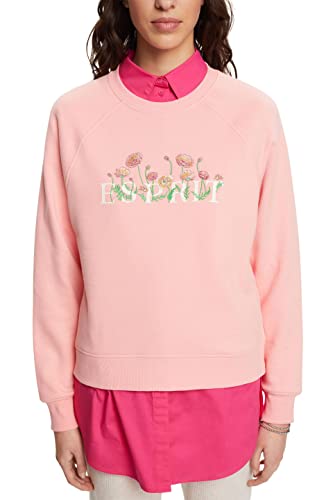 ESPRIT Sweatshirt mit Logoprint und Blumenstickereien von ESPRIT