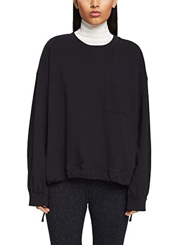 ESPRIT Damen 122EE1K317 T-Shirt, 001/BLACK, M von ESPRIT