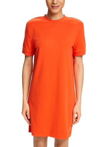 ESPRIT T-Shirt-Kleid aus Baumwolle mit Schulterpolster von ESPRIT