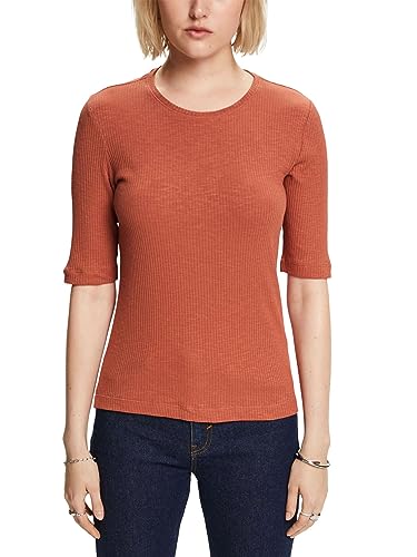 ESPRIT T-Shirt aus geripptem Jersey von ESPRIT