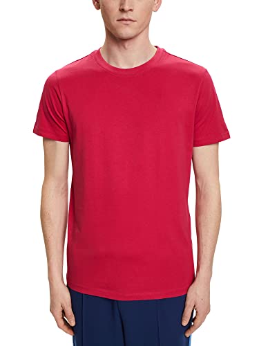 ESPRIT Herren 993ee2k303 T-Shirt, Dark Pink, L von ESPRIT