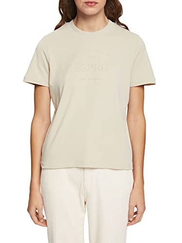 ESPRIT Damen 013EE1K304 T-Shirt, 260/LIGHT Taupe, M von ESPRIT