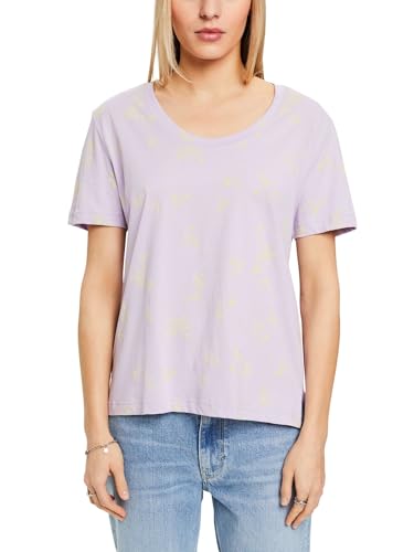 ESPRIT Damen 994ee1k310 T-Shirt, 570/Lavender, M von ESPRIT