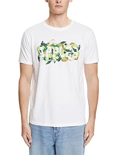 ESPRIT Herren 082EE2K309 T-Shirt, 102/WHITE 3, M von ESPRIT