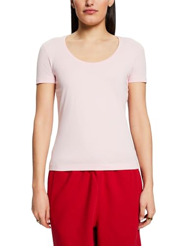 ESPRIT Damen 993EE1K385 T-Shirt, 695/PASTEL PINK, X-Small von ESPRIT