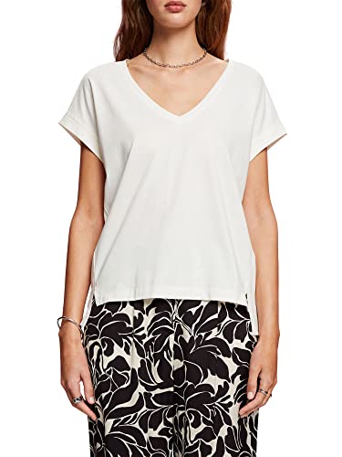 ESPRIT T-Shirt mit V-Ausschnitt von ESPRIT