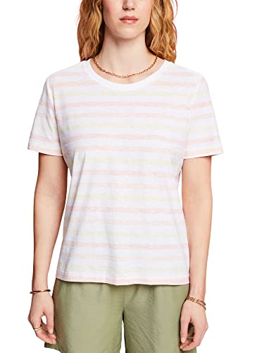 ESPRIT Damen 063EE1K312 T-Shirt, 842/PEACH 3, S von ESPRIT