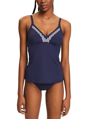 ESPRIT Damen Bondi Beach SSN N Pad.Tankini Tankini-Oberteil, 400/Navy, 36 von ESPRIT