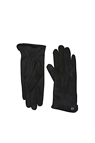 ESPRIT Damen 112EA1R301 Winter-Handschuhe, 001/BLACK, S von ESPRIT
