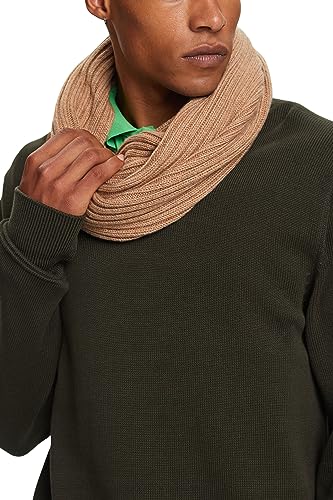 ESPRIT Herren 993EA2Q302 Mode-Schal, 230/CAMEL, 1SIZE von ESPRIT