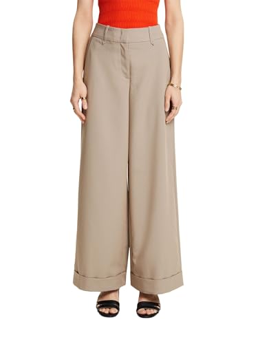 ESPRIT Damen 024EE1B315 Hose, 260/LIGHT Taupe, 36W x 32L von ESPRIT
