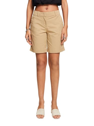 ESPRIT Damen 034ee1c302 Shorts, 270/Beige, 40 von ESPRIT
