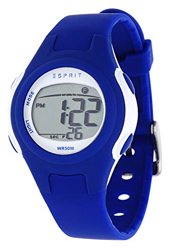 ESPRIT Unisex-Kinder Digital Quarz Uhr mit PU Armband ES906474004 von ESPRIT