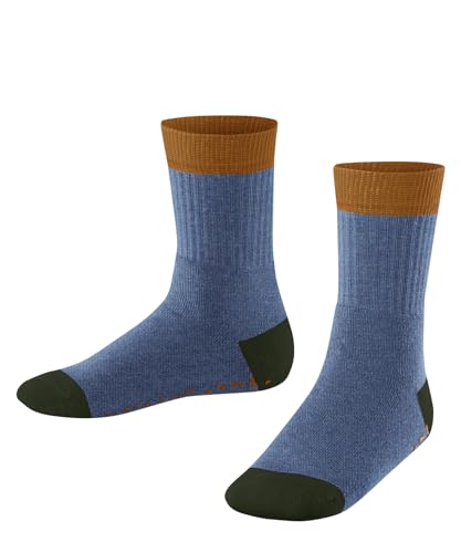 ESPRIT Unisex Kinder Cozy Memphis K HP Baumwolle Rutschhemmende Noppen 1 Paar Stoppersocken, Blau (Light Blue 6541), 27-30 von ESPRIT