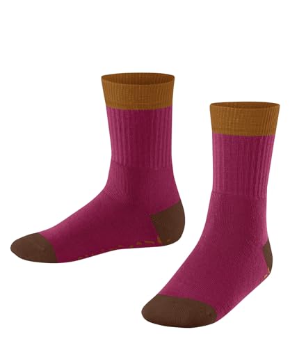 ESPRIT Unisex Kinder Cozy Memphis K HP Baumwolle Rutschhemmende Noppen 1 Paar Stoppersocken, Lila (Fuchsia 8856), 35-38 von ESPRIT