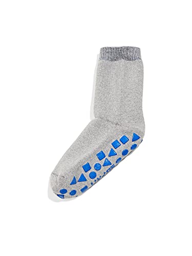 ESPRIT Unisex Kinder Hausschuhe Foot Logo, Biologische Baumwolle, 1 Paar, Grau (Light Grey 3400), 31-34 von ESPRIT
