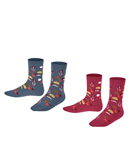 Esprit Unisex Kinder Fungus 2-Pack K SO Socken, Mehrfarbig (Sortiment 0020), 31-34 (7-9 Jahre) (2er Pack) von ESPRIT