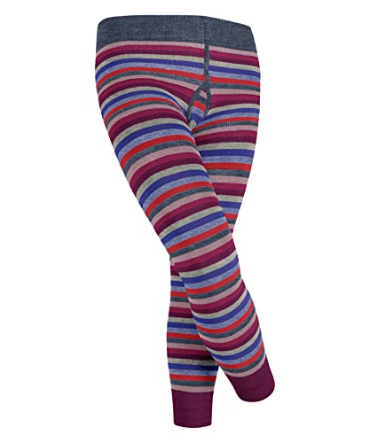 ESPRIT Unisex Kinder Leggings Multi Stripe K Le Baumwolle gemustert 1 Stück, Blau Light Denim 6660, 134-146 von ESPRIT