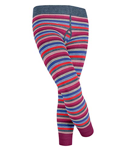 ESPRIT Unisex Kinder Leggings Multi Stripe K Le Baumwolle gemustert 1 Stück, Blau Light Denim 6660, 152-164 von ESPRIT