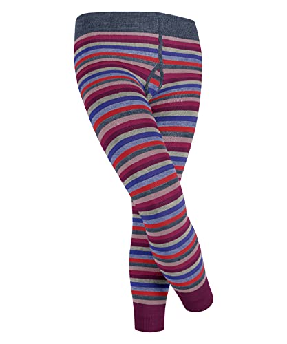 ESPRIT Unisex Kinder Leggings Multi Stripe K LE Baumwolle gemustert 1 Stück, Blau (Light Denim 6660), 98-104 von ESPRIT