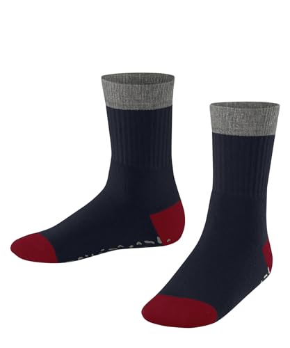 ESPRIT Unisex Kinder Stoppersocken Cozy Memphis K Hp Baumwolle rutschhemmende Noppen 1 Paar, Blau Space Blue 6116, 35/38 EU von ESPRIT
