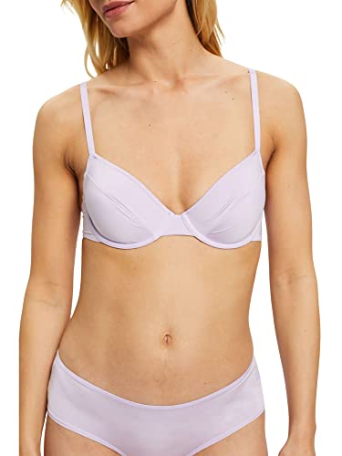 ESPRIT Damen Shiny Micro Fash Rcs Uw Bra Geformter BH, Violet, 75B von ESPRIT