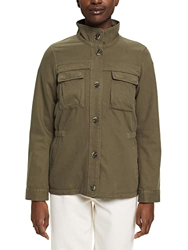 ESPRIT Damen 023ee1g301 Jacke, 350/Khaki Green, L von ESPRIT